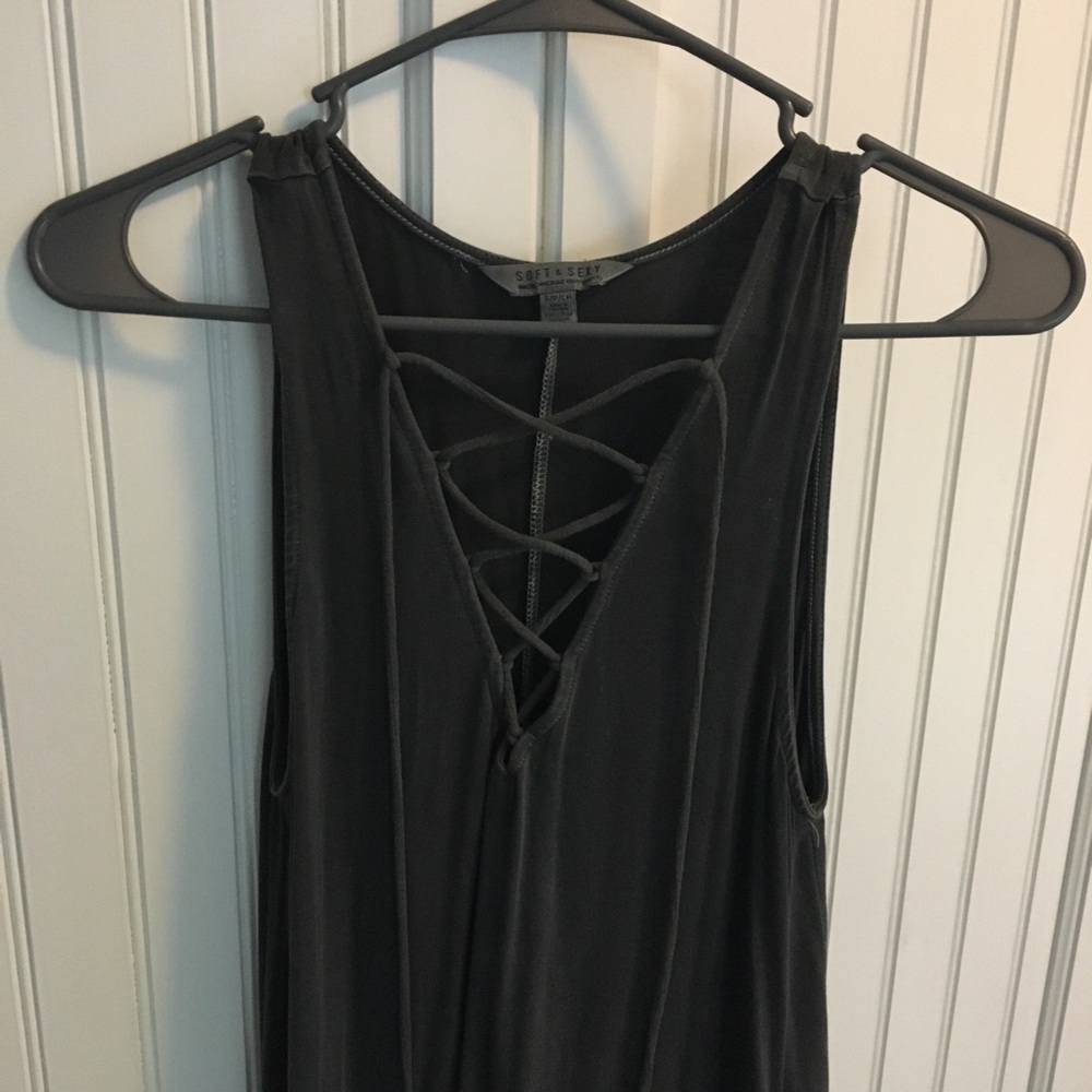 Small American eagle draw string top
